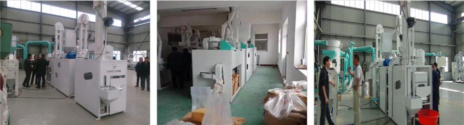 Машина для производства кукурузной крупы и муки TQNF 15T