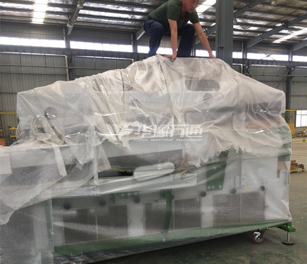 Доставка линии по очистке кофейных зерен от 5 до 8 часов в час для клиента из Эфиопии